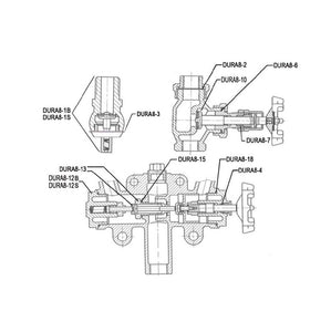 Stainless Steel Hot & Cold Water Hose Station 3600M-S Series